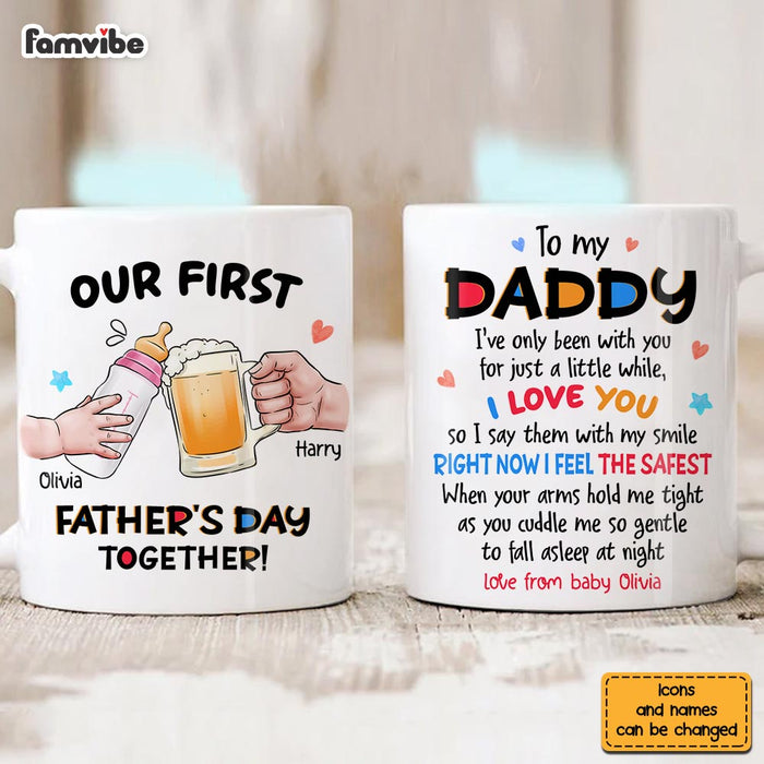 Personalized Gift For 1st Father's Day Mug 33525 1