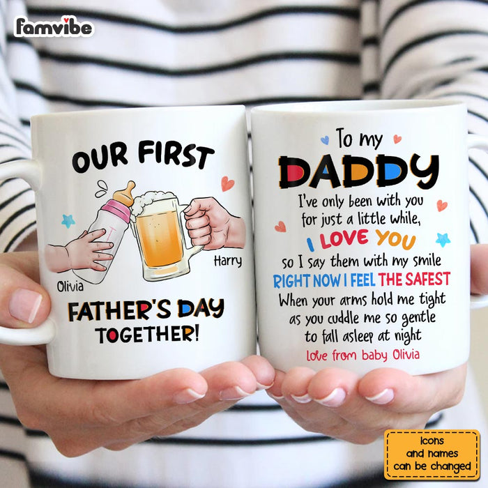 Personalized Gift For 1st Father's Day Mug 33525 1