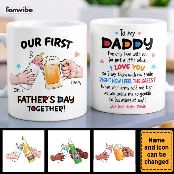 Personalized Gift For 1st Father's Day Mug 33525 1
