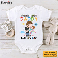 Personalized Gift For 1st Father's Day Baby Onesie 33528 thumb 1