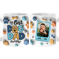Personalized Gift For Dog Dad 3D Inflated  Mug 33530 thumb 1