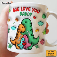 Personalized Gift For Dad We Love You Dinosaur Family Mug 33533 thumb 1