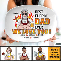 Personalized Flippin' Dad Ever Plate 33534 thumb 1