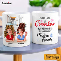 Personalized Gift Chance Made Us Coworkers Mug 33538 thumb 1