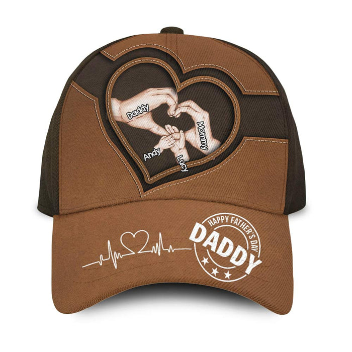 Personalized Gift For Dad First Father's Day Hand Cap 33545 1