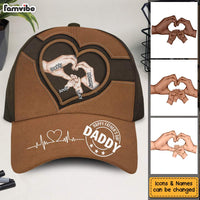 Personalized Gift For Dad First Father's Day Hand Cap 33545 thumb 1