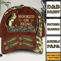 Personalized Gift For Grandpa Camo Fishing Cap 33547 thumb 1