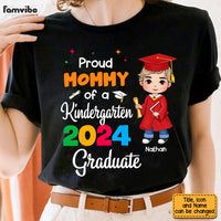 Personalized Gift For Mom Proud Family Of A Kindergarten 2024 Graduate Shirt - Hoodie - Sweatshirt 33549 thumb 1