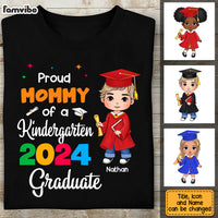 Personalized Gift For Mom Proud Family Of A Kindergarten 2024 Graduate Shirt - Hoodie - Sweatshirt 33549 thumb 1