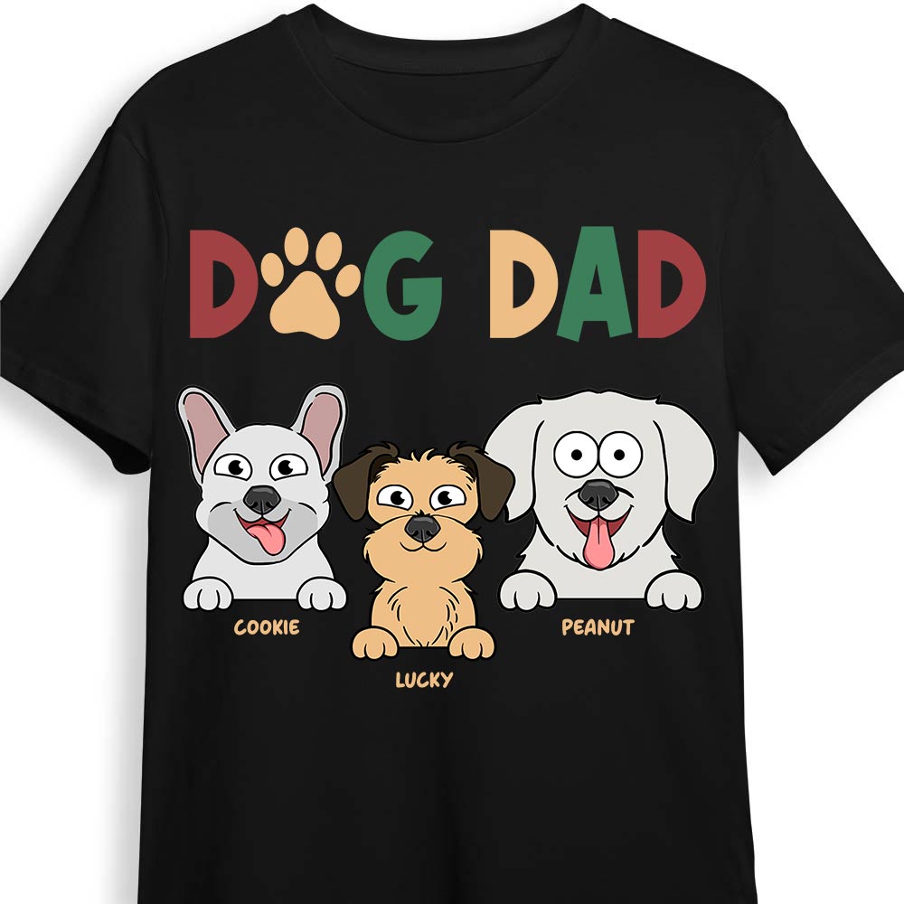 Personalized Gift For Dog Dad Shirt Hoodie Sweatshirt 33553 Primary Mockup