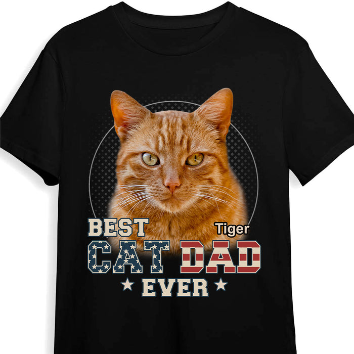 Personalized Gift For Cat Dad Custom Photo You Are The B*st Dad Ever Shirt - Hoodie - Sweatshirt 33554 1