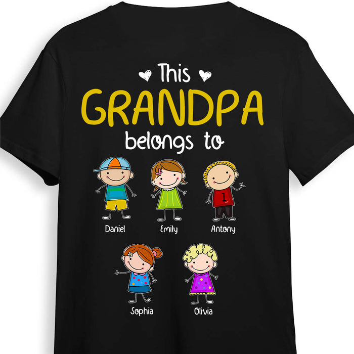 Personalized This Grandpa Belongs To Shirt - Hoodie - Sweatshirt 33563 1