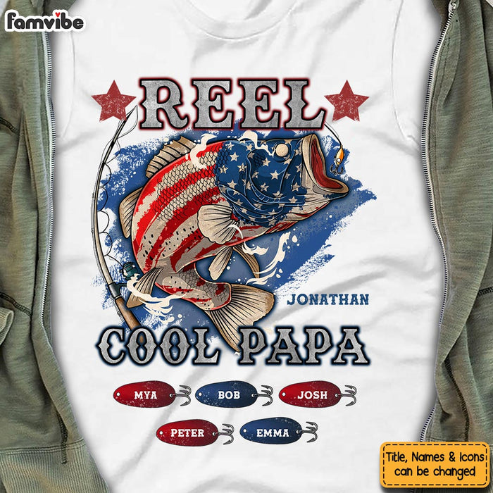 Personalized Gift For Reel Cool Grandpa Shirt - Hoodie - Sweatshirt 33564 1