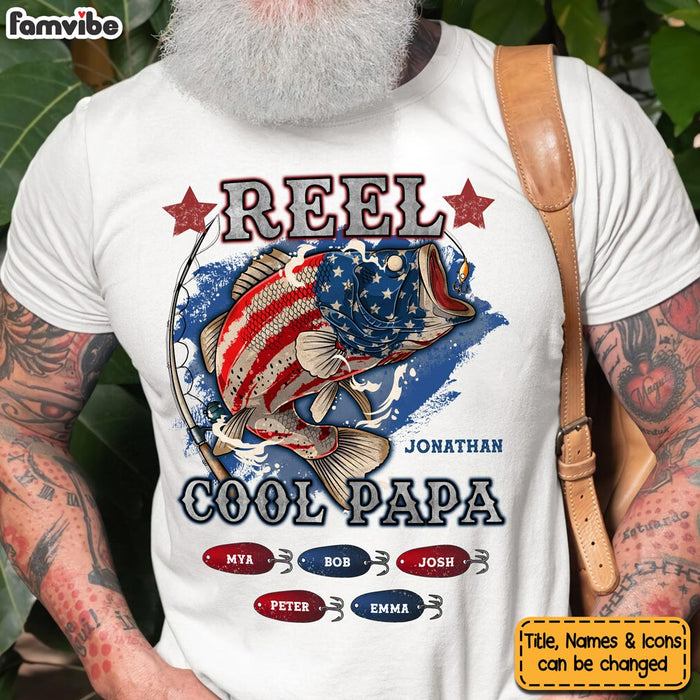 Personalized Gift For Reel Cool Grandpa Shirt - Hoodie - Sweatshirt 33564 1