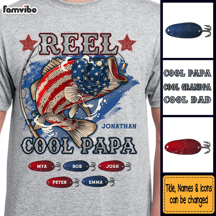 Personalized Gift For Reel Cool Grandpa Shirt - Hoodie - Sweatshirt 33564 1