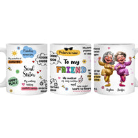 Personalized Gift For Friend Partner In Crime, Soul Sister Mug 33570 thumb 1