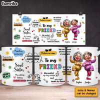 Personalized Gift For Friend Partner In Crime, Soul Sister Mug 33570 thumb 1