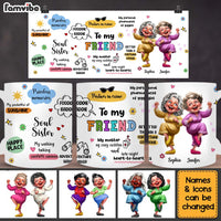 Personalized Gift For Friend Partner In Crime, Soul Sister Mug 33570 thumb 1
