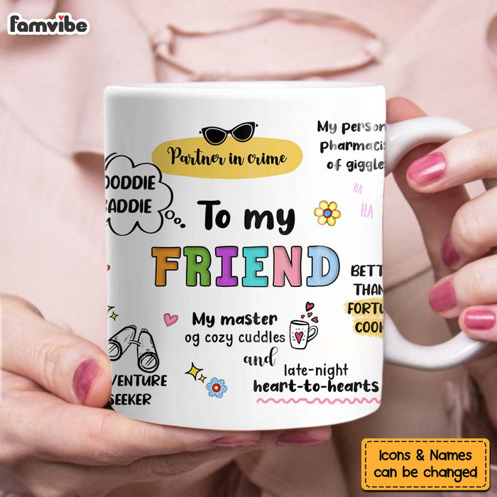 Personalized Gift For Friend Partner In Crime, Soul Sister Mug 33570 1