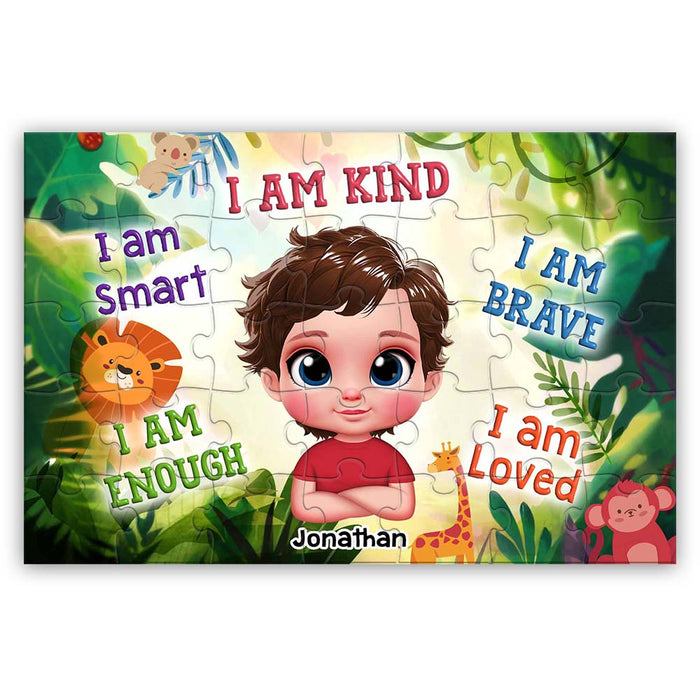 Personalized Gift For Grandson I Am Kind Puzzle 33572 1