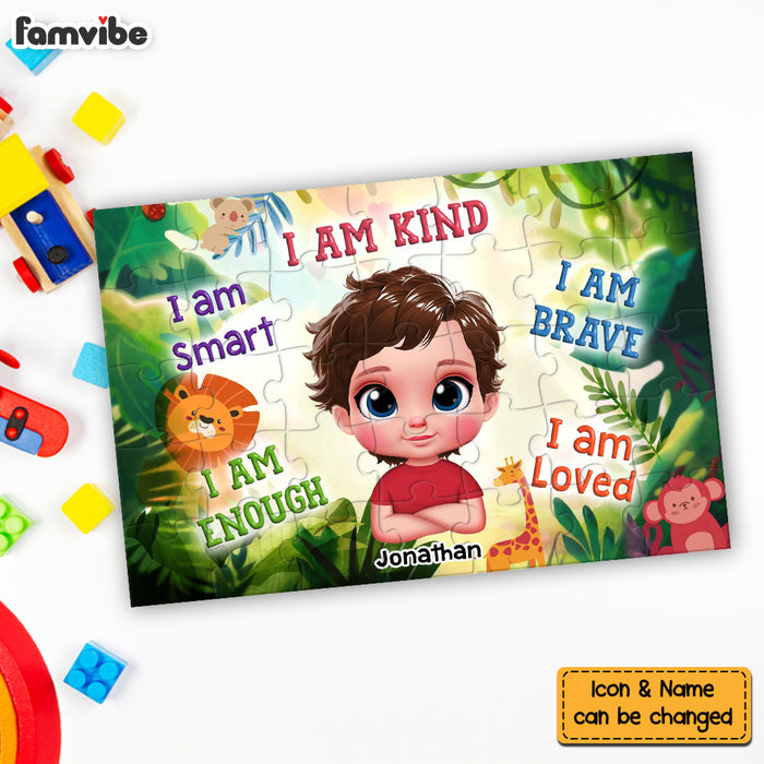 Personalized Gift For Grandson I Am Kind Puzzle 33572 1