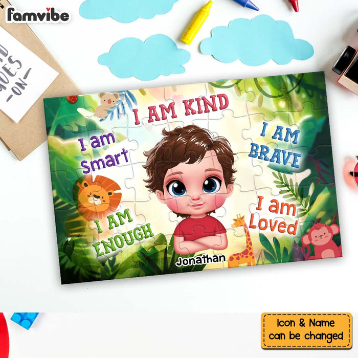 Personalized Gift For Grandson I Am Kind Puzzle 33572 1