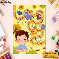 Personalized Gift For Grandson Affirmation I Am Puzzle 33573 thumb 1