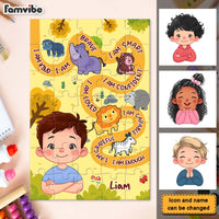 Personalized Gift For Grandson Affirmation I Am Puzzle 33573 thumb 1