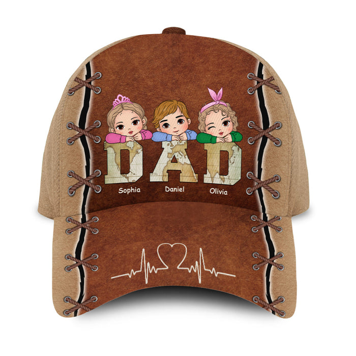 Personalized Gift For Dad Grandpa Vintage Map Cap 33575 1