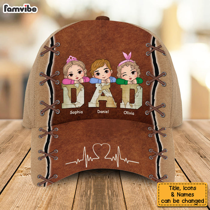 Personalized Gift For Dad Grandpa Vintage Map Cap 33575 1