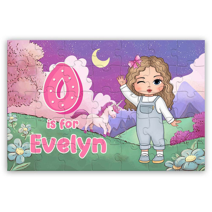 Personalized Gift For Granddaughter Name Puzzle 33576 1