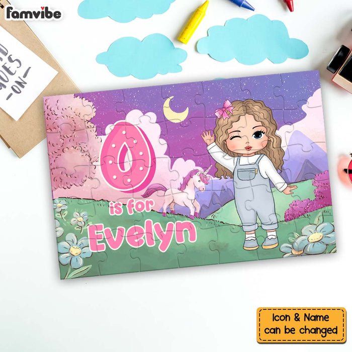 Personalized Gift For Granddaughter Name Puzzle 33576 1