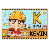 Personalized Gift For Grandson Construction Puzzle 33580 thumb 1