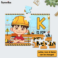 Personalized Gift For Grandson Construction Puzzle 33580 thumb 1