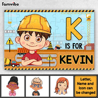 Personalized Gift For Grandson Construction Puzzle 33580 thumb 1
