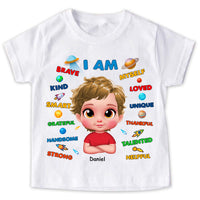Personalized  Gift For Grandson I Am Kids Shirt Kid T Shirt - Kid Hoodie - Kid Sweatshirt 33581 thumb 1