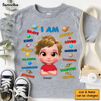 Personalized  Gift For Grandson I Am Kids Shirt Kid T Shirt - Kid Hoodie - Kid Sweatshirt 33581 thumb 1
