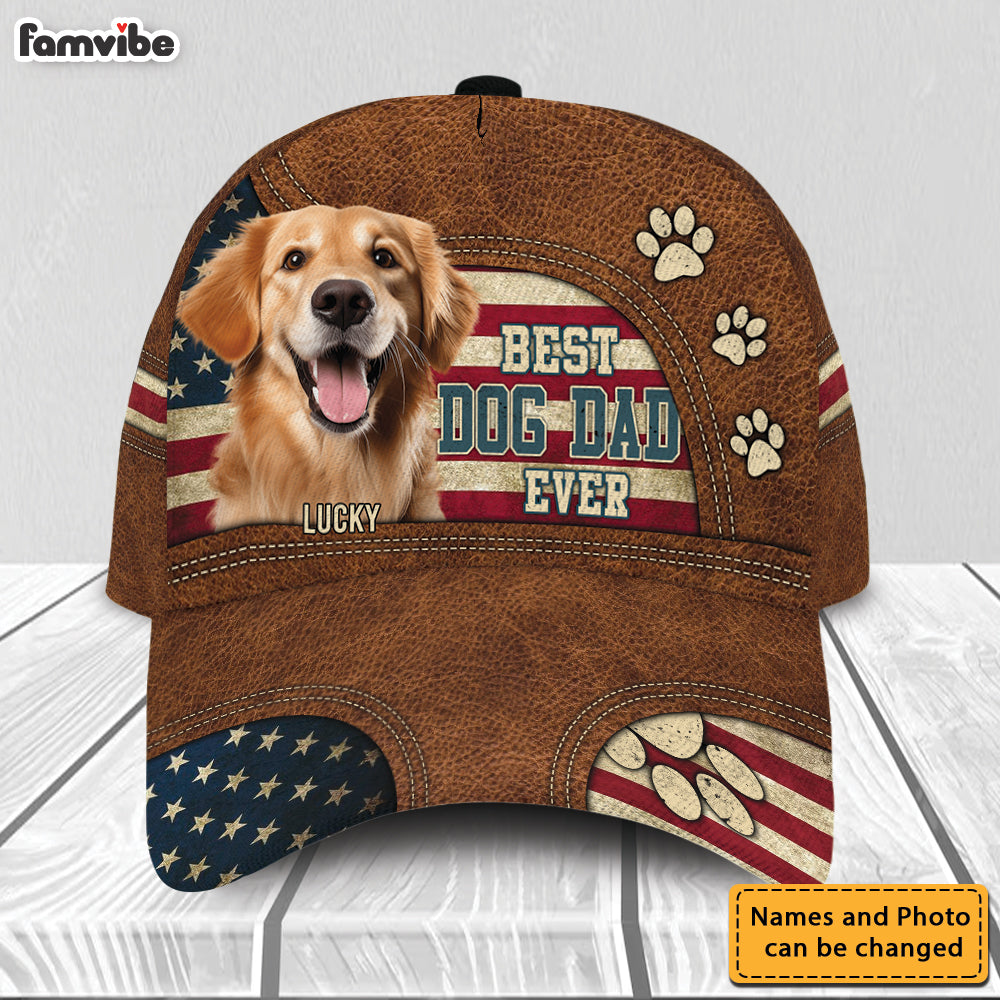 Personalized Gift For Dog Dad Cap 33585 Primary Mockup
