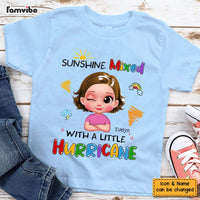 Personalized Gift For Granddaughter Sunshine Mixed With Hurricane Kid T Shirt - Kid Hoodie - Kid Sweatshirt 33587 thumb 1