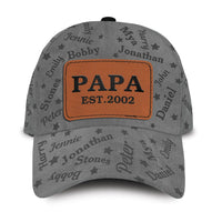 Personalized Gift for Papa Grandpa Word Art Cap 33589 thumb 1