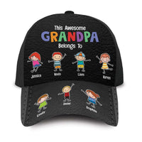 Personalized Gift For This Awesome Grandpa Dad Belongs To Cap 33591 thumb 1