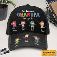 Personalized Gift For This Awesome Grandpa Dad Belongs To Cap 33591 thumb 1