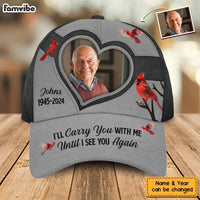 Personalized Custom Photo Memorial I'll Carry You With Me Until I See You Again Cap 33594 thumb 1