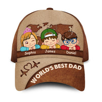 Personalized Gift For Dad World's Best Dad Cap 33598 thumb 1