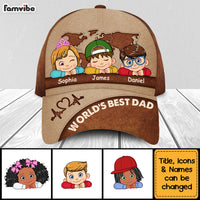 Personalized Gift For Dad World's Best Dad Cap 33598 thumb 1