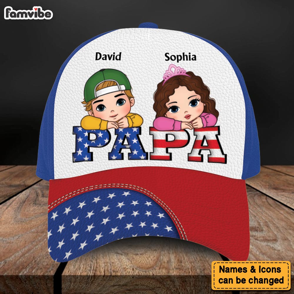 Personalized Gift For  Father Grandpa Cap 33602 Primary Mockup