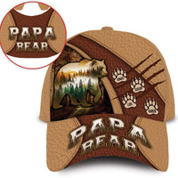 Personalized Gift For Papa Bear Cap 33609 thumb 1