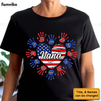 Personalized For Grandma Grandkids Heart and Hands 4th Of July Shirt - Hoodie - Sweatshirt 33611 thumb 1