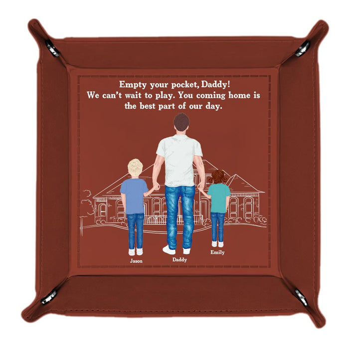 Personalized Empty your Pockets Daddy Valet tray 33615 1