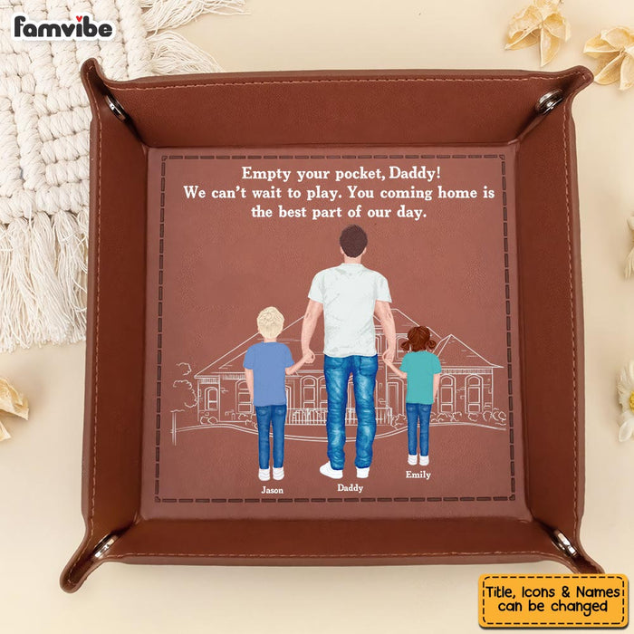 Personalized Empty your Pockets Daddy Valet tray 33615 1